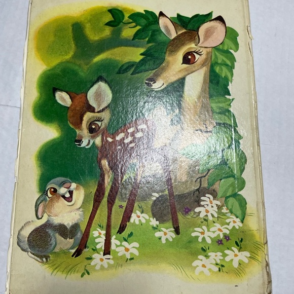 Vintage Walt Disney's Bambi Big Golden Book 1949 - Picture 6 of 6